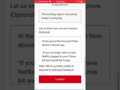 Netflix Remove Payment Method